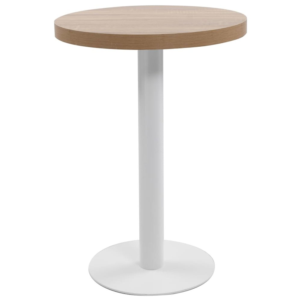 Bistro Table Light Brown 23.6" MDF