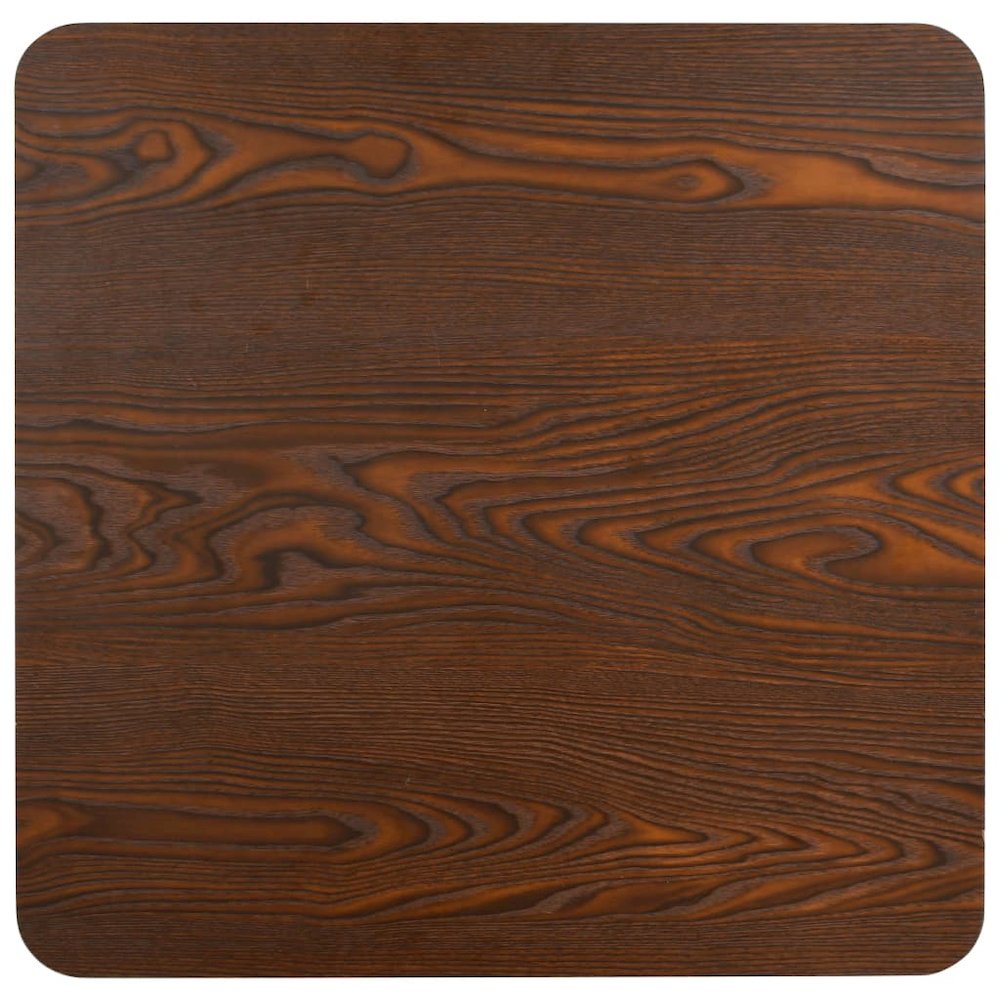 Bistro Table Dark Brown 31.5"x31.5" MDF