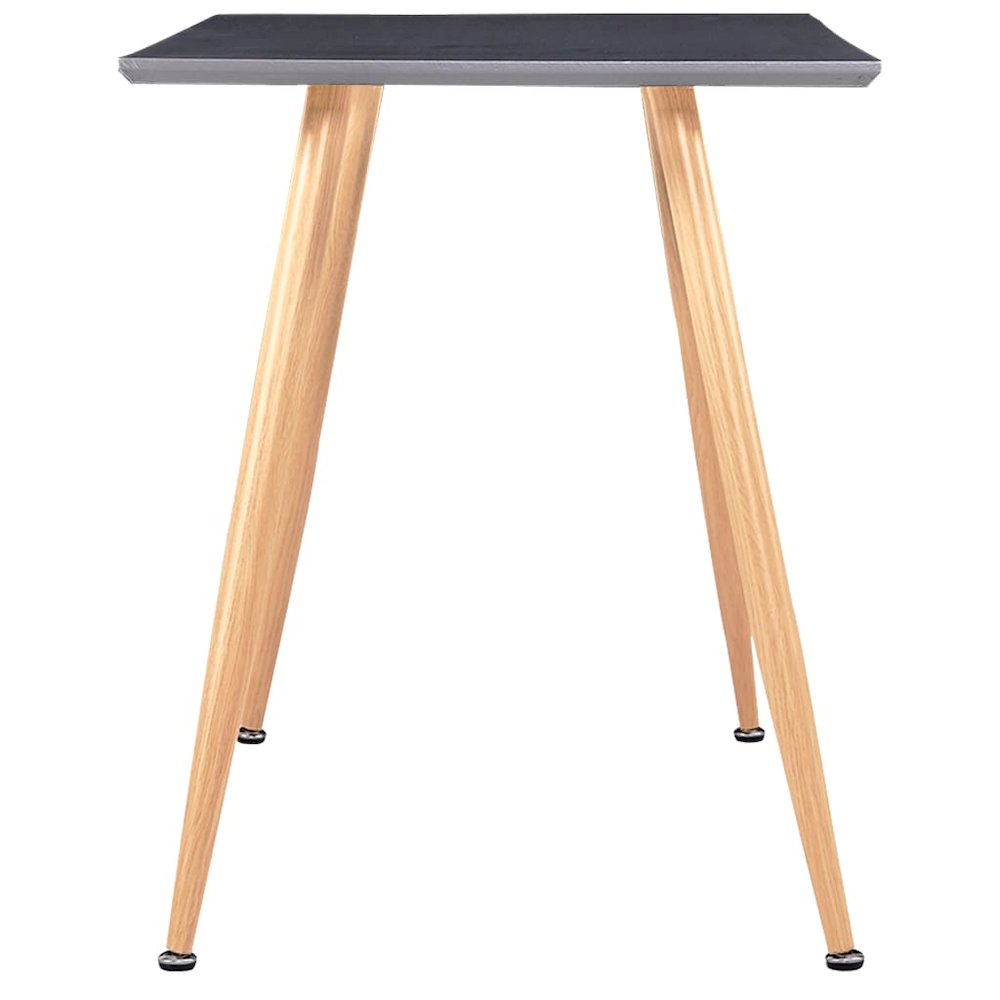 vidaXL Dining Table Gray and Oak 47.2"x23.6"x29.1" MDF, 248310