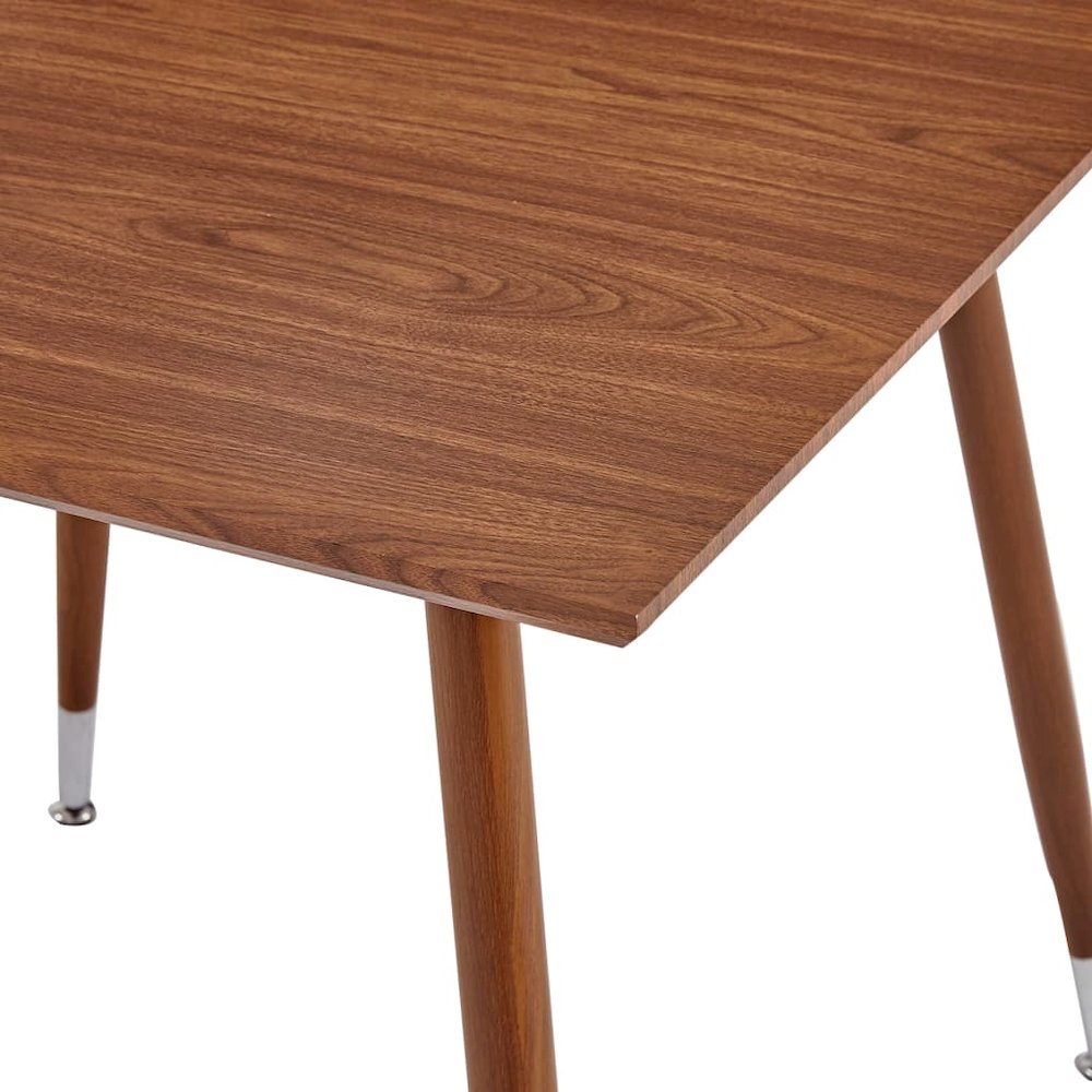 vidaXL Dining Table Brown 31.7"x31.7"x28.7" MDF, 248314