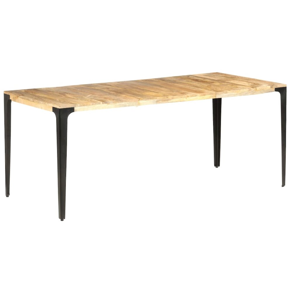 vidaXL Dining Table 70.9"x35.4"x29.9" Solid Mango Wood, 286365