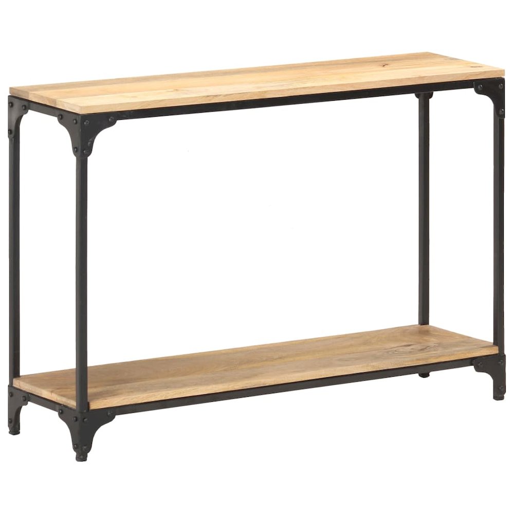 vidaXL Console Table 43.3"x11.8"x29.5" Solid Mango Wood 0259