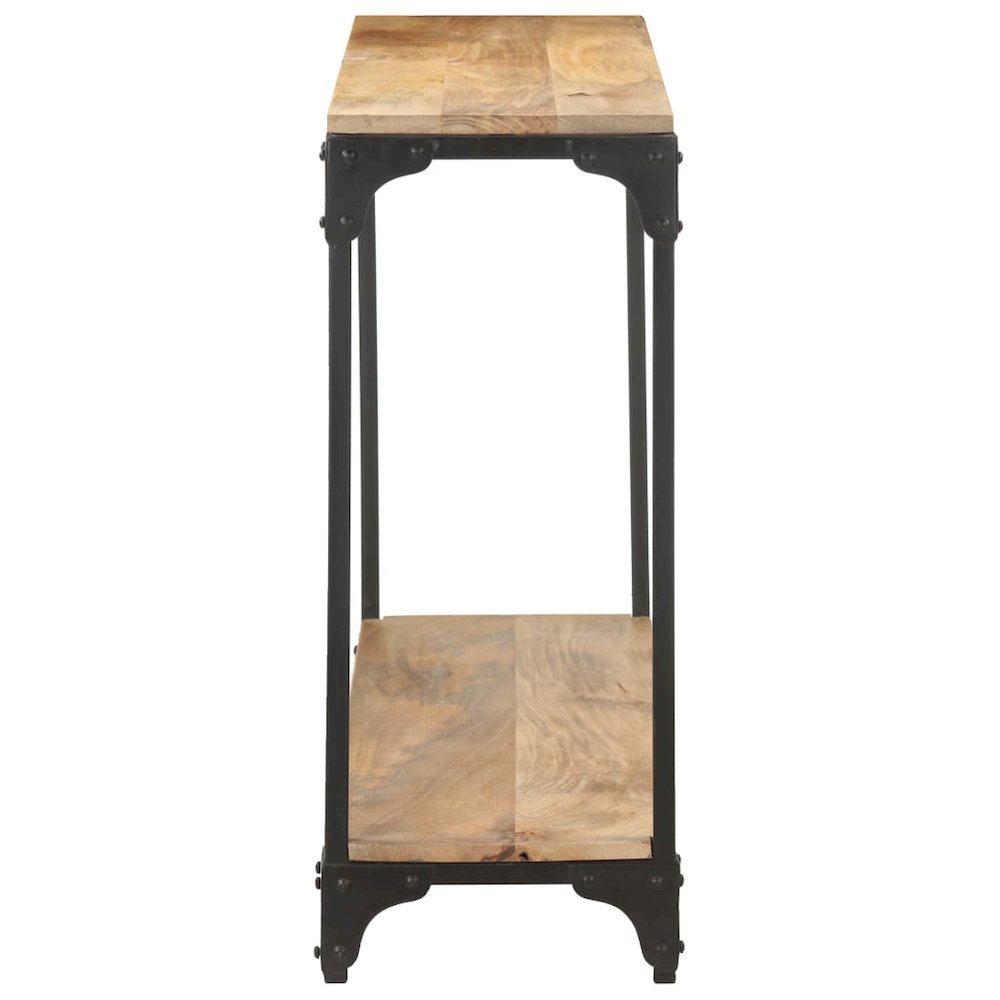 vidaXL Console Table 43.3"x11.8"x29.5" Solid Mango Wood 0259