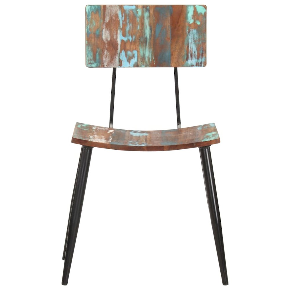 Dining Chairs 4 pcs Solid Reclaimed Wood