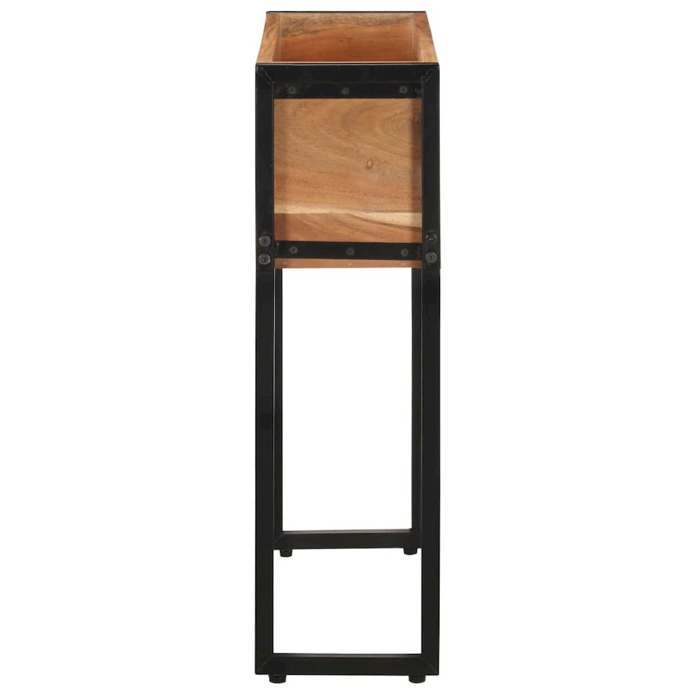 vidaXL Planter 23.6"x7.9"x26.8" Solid Acacia Wood