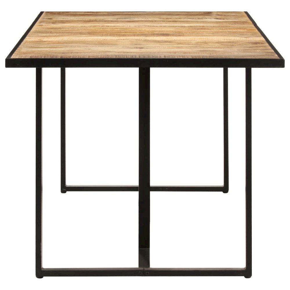 vidaXL Dining Table 63" Rough Mango Wood 0693