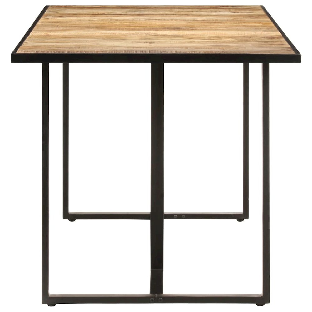 vidaXL Dining Table 78.7" Rough Mango Wood 0697