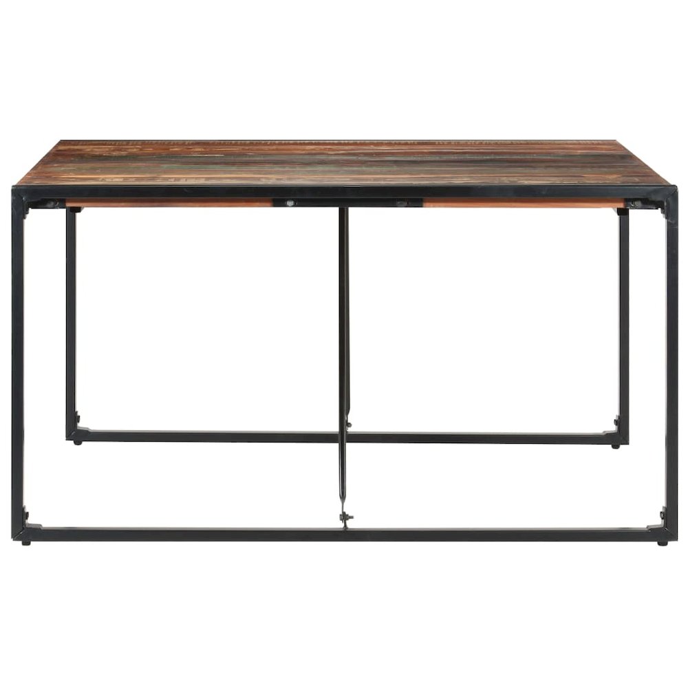 vidaXL Dining Table 55.1"x55.1"x29.5" Solid Reclaimed Wood