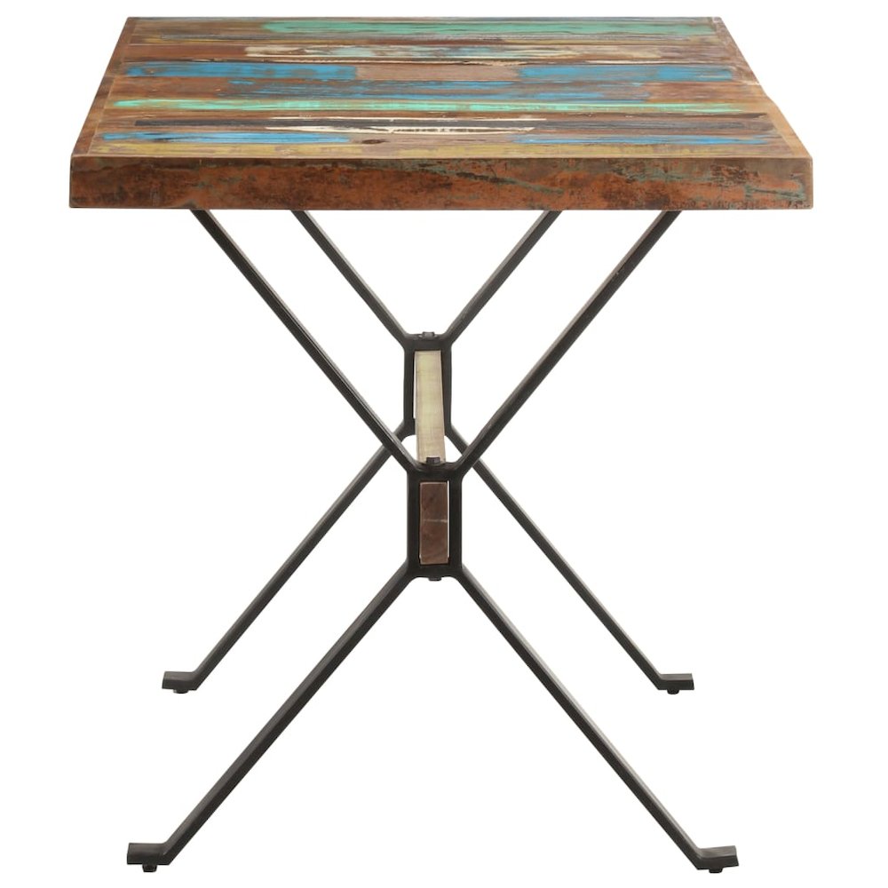 Dining Table 55.1"x27.6"x29.9" Solid Reclaimed Wood