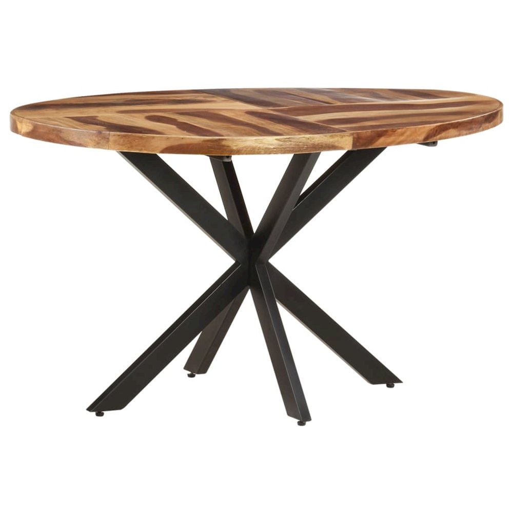 Dining Table 55.1"x31.5"x29.5" Solid Acacia Wood with Sheesham Finish