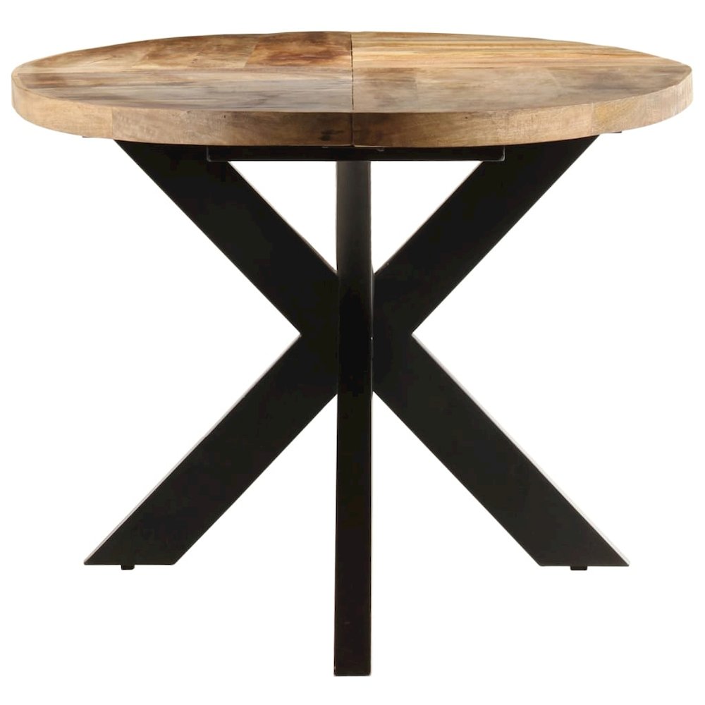 Dining Table 94.5"x39.4"x29.5" Rough Mango Wood