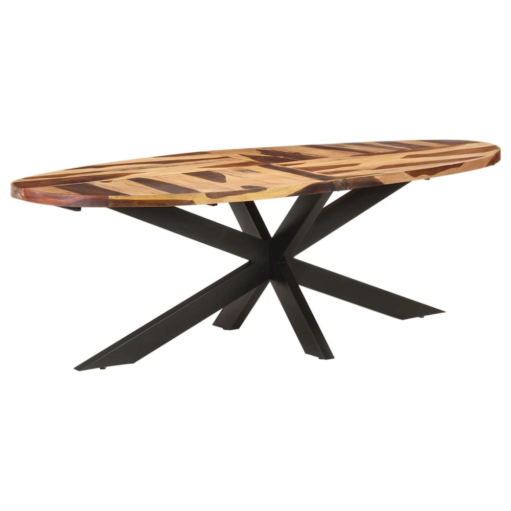 Dining Table 94.5"x39.4"x29.5" Acacia Wood with Honey Finish