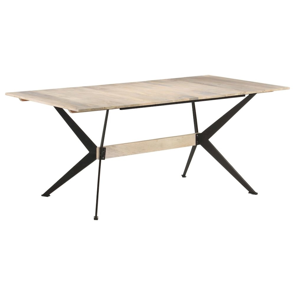 Dining Table 70.9"x35.4"x29.9" Solid Mango Wood