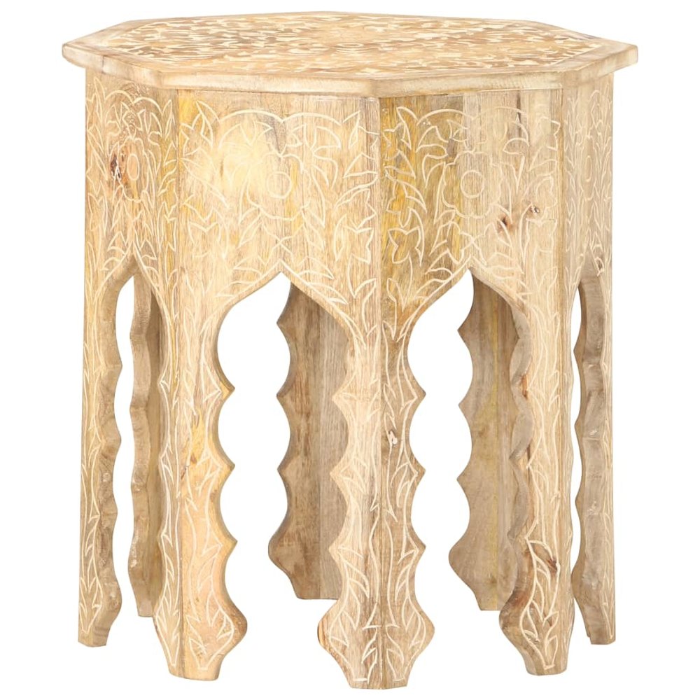 vidaXL Side Table ?18.9" Solid Mango Wood 0372