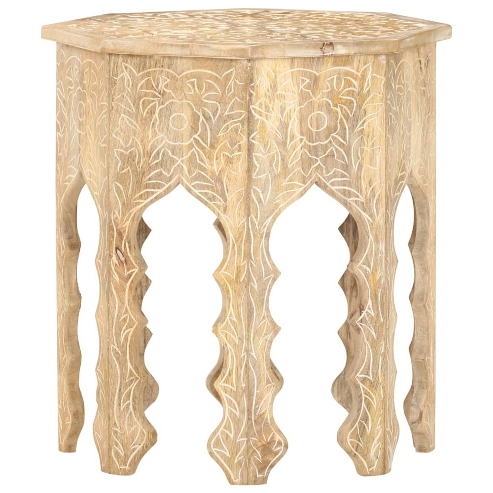 vidaXL Side Table ?18.9" Solid Mango Wood 0372