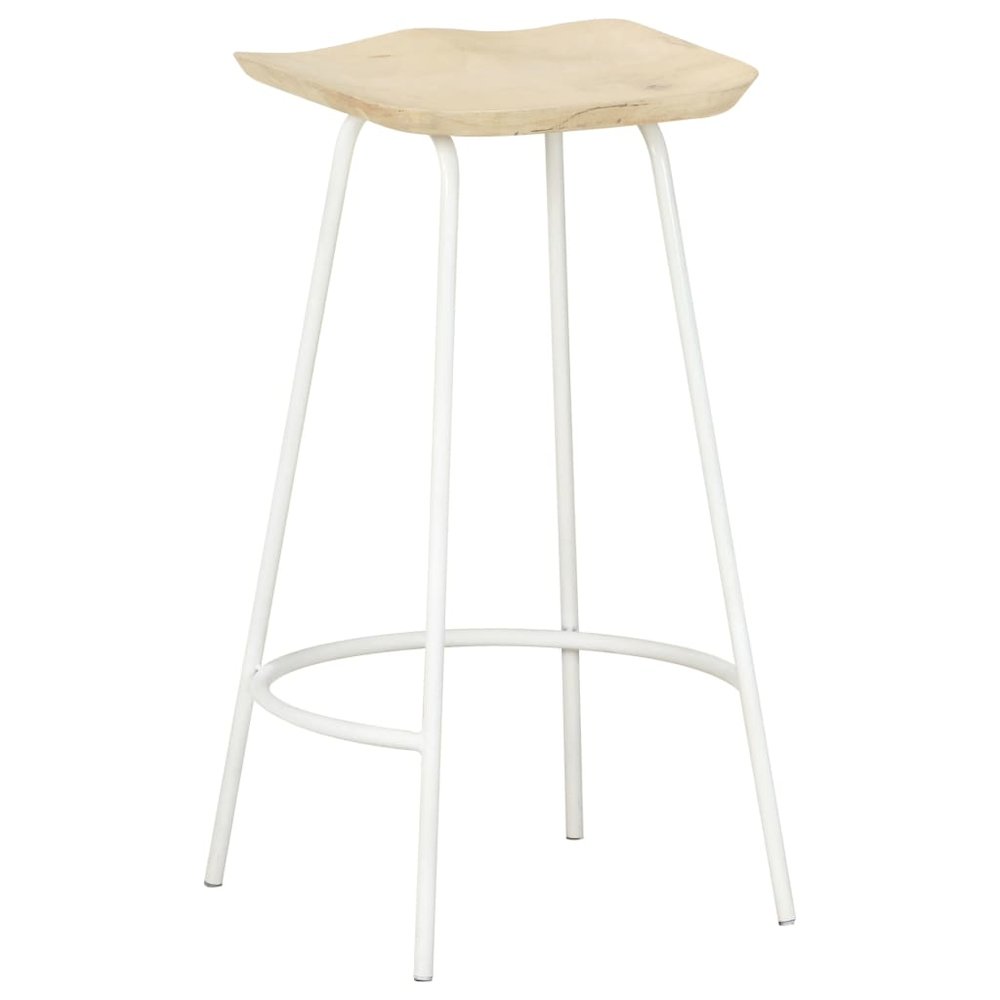 vidaXL Bar Stools 4 pcs Solid Mango Wood, 320650