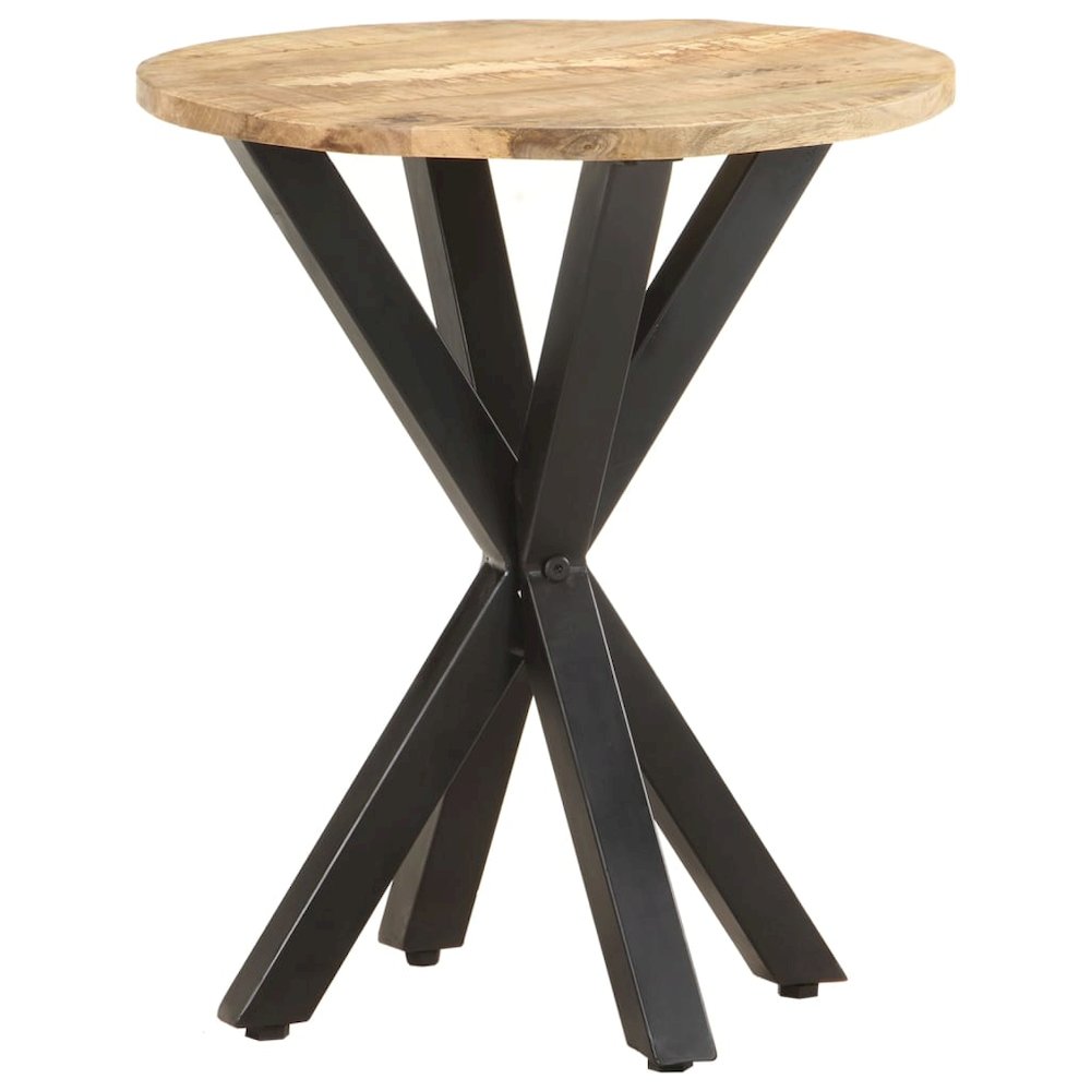 vidaXL Side Table 18.9"x18.9"x22" Solid Mango Wood 0656