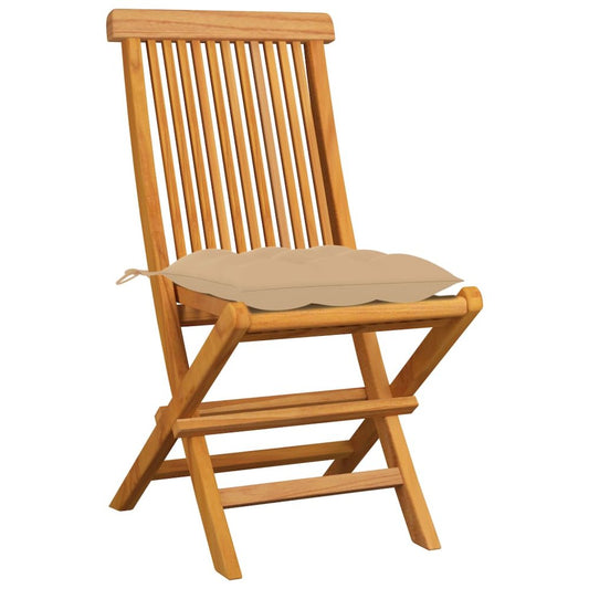 Patio Chair Set of 4 Teak wood