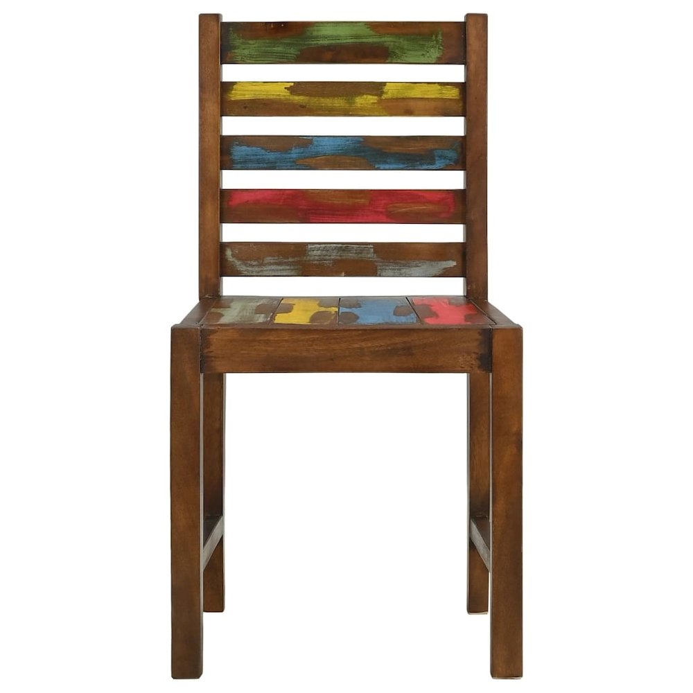 Dining Chairs 4 pcs Solid Reclaimed Wood