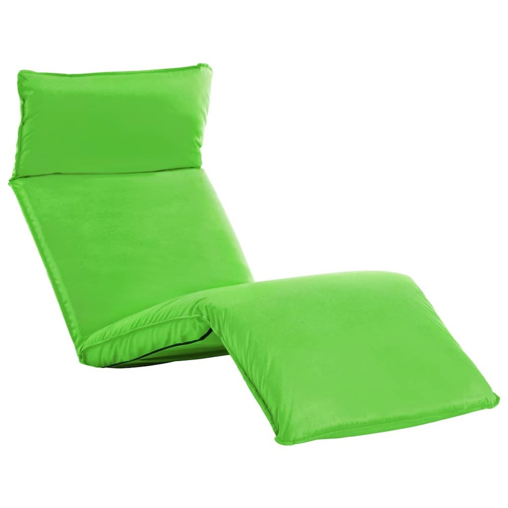 Sunlounger Green Oxford Fabric Full Length Foldable Waterproof