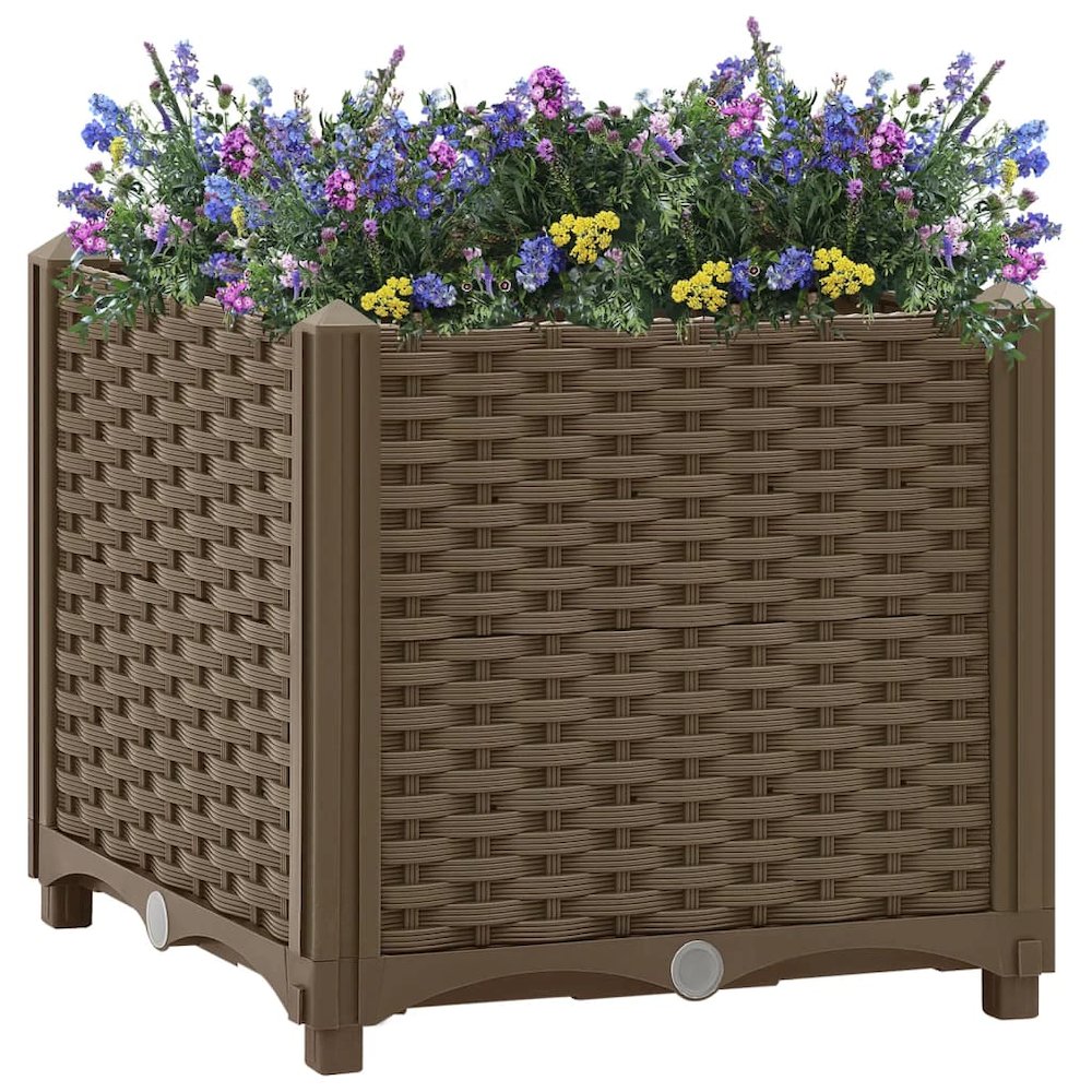 vidaXL Raised Bed 15.7"x15.7"x15" Polypropylene, 316515