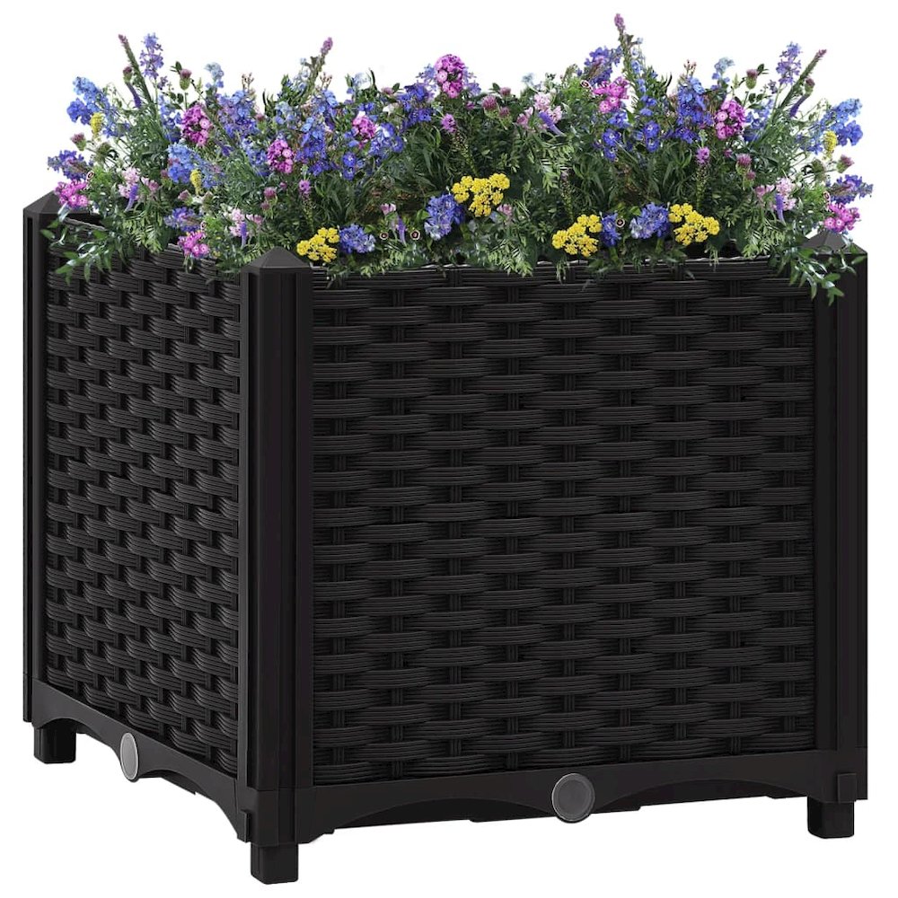 vidaXL Raised Bed 15.7"x15.7"x15" Polypropylene, 316530
