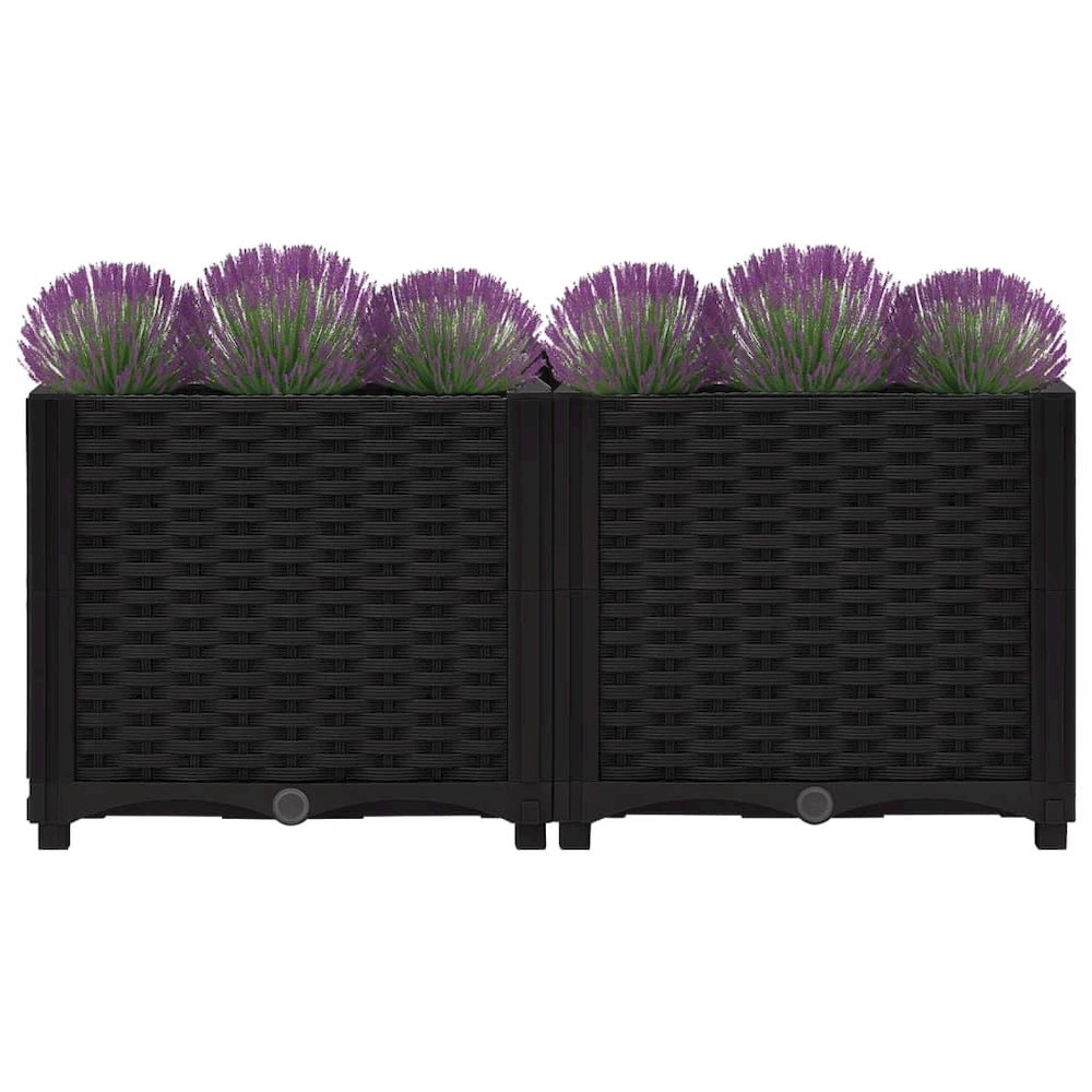 vidaXL Raised Bed 31.5"x15.7"x15" Polypropylene, 316531