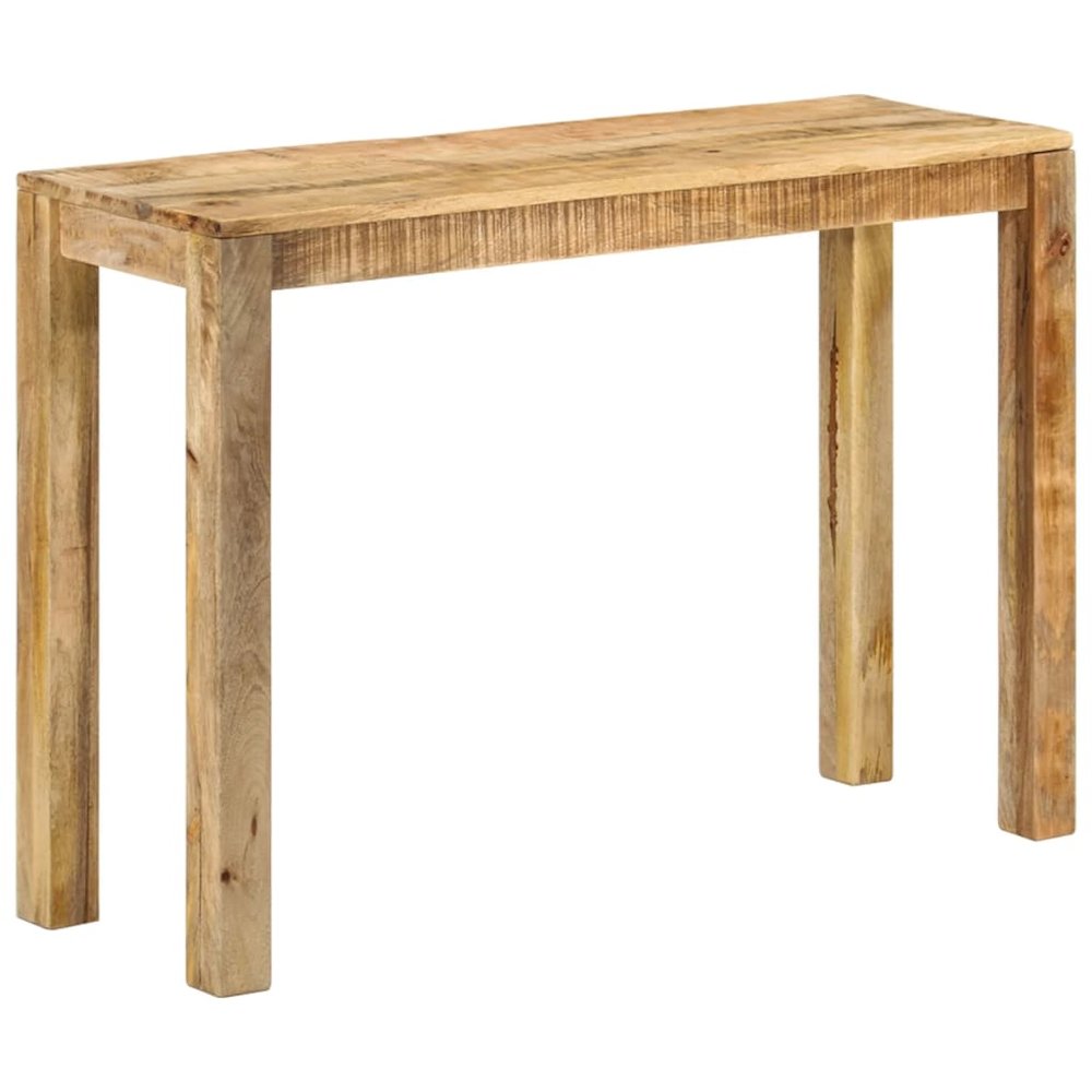 Console Table 43.3"x13.8"x29.9" Rough Mango Wood