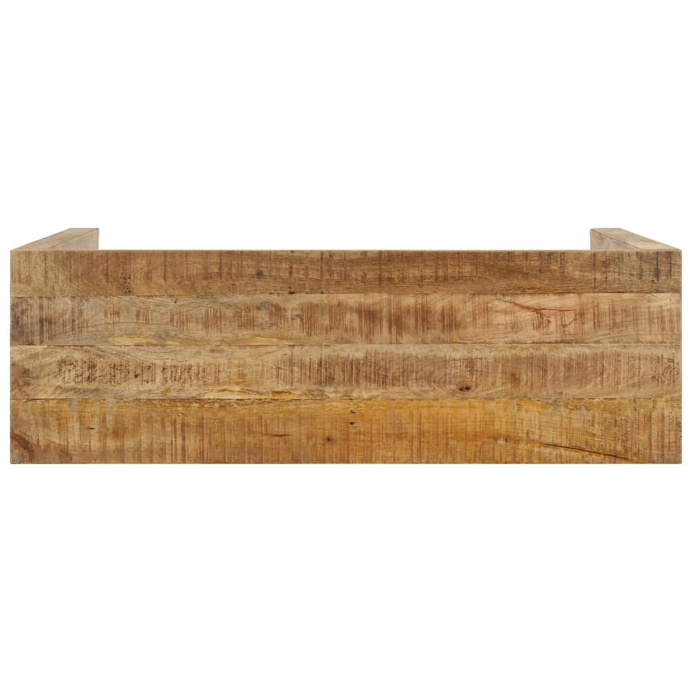 Console Table 43.3"x13.8"x29.9" Rough Mango Wood