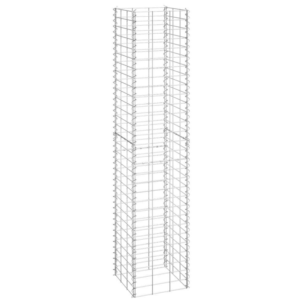 vidaXL Gabion Raised Beds 3 pcs 11.8"x11.8"x59.1" Iron