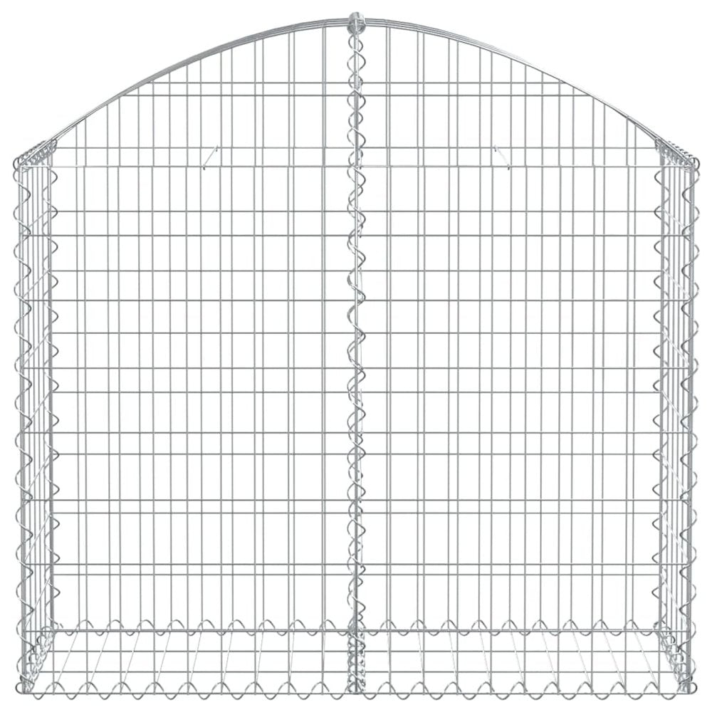 Arched Gabion Basket 39.4"x11.8"x31.5"/39.4" Galvanized Iron