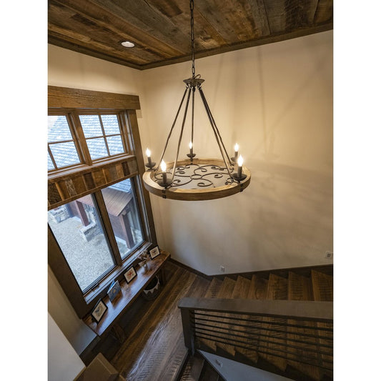Ridge Line 38" Chandelier