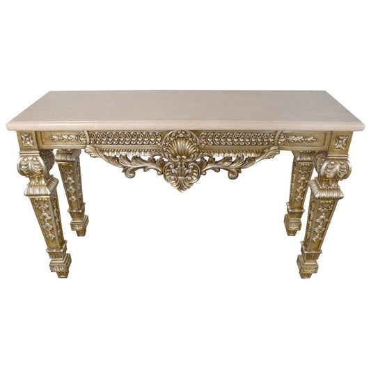 Platine Marble Top Console Table