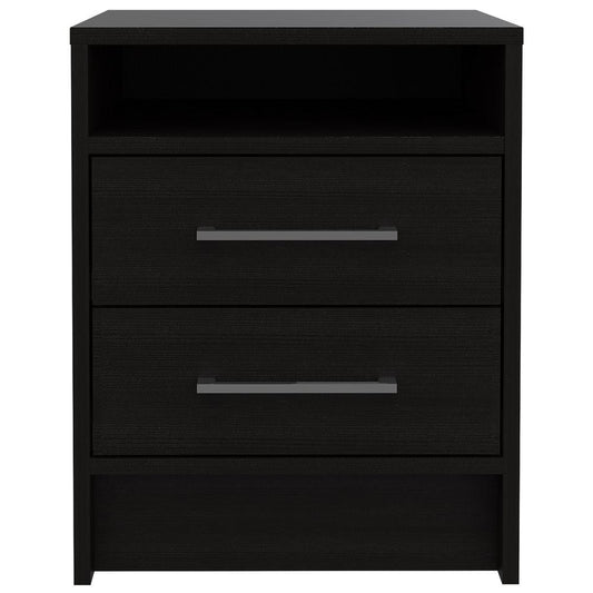 Leyva Nightstand Black Wengue