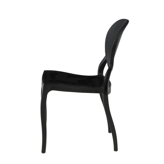 Commerical Seating Products Black Emma Armless Chairs