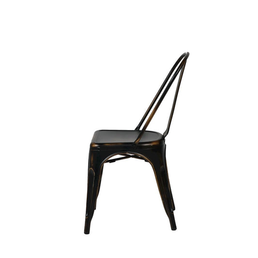 Commerical Seating Products Oscar Antique Black Dining Chairs