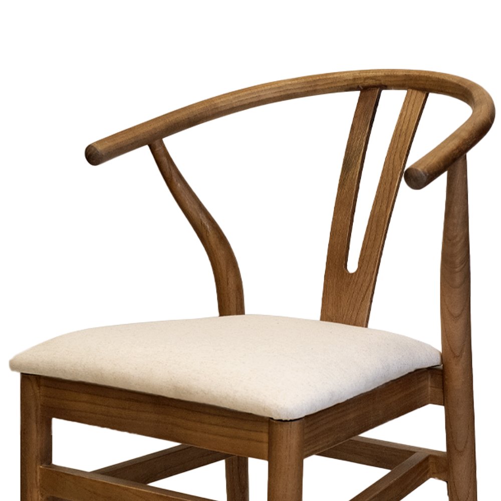 Commerical Seating Products Mid Century Café Dark Walnut Dining Chairs