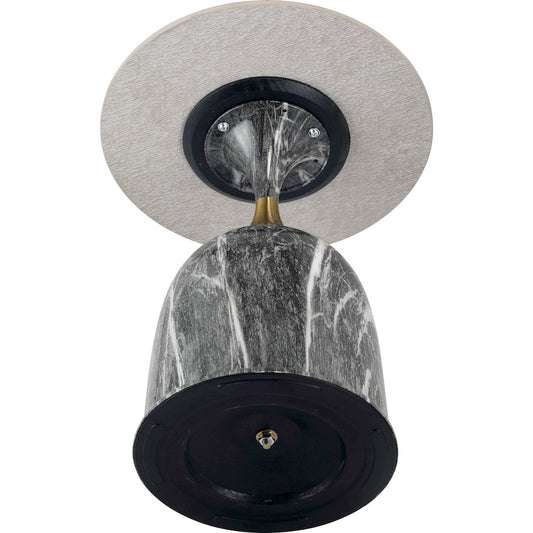 Oslo Collection Modern End Table In Grey