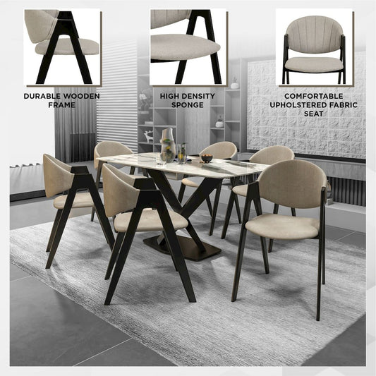Savor Collection Modern Dining Chairin Grey