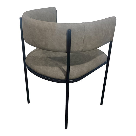 Cyril Collection Modern Chair in Aged Grey Set of 2