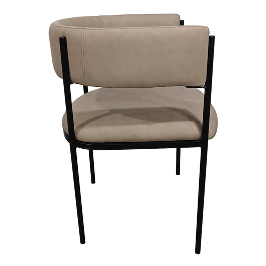 Cyril Collection Modern Chair in Taupe Set of 2