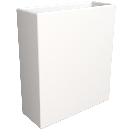 Thistle Series Poly Stone Planter Set in White