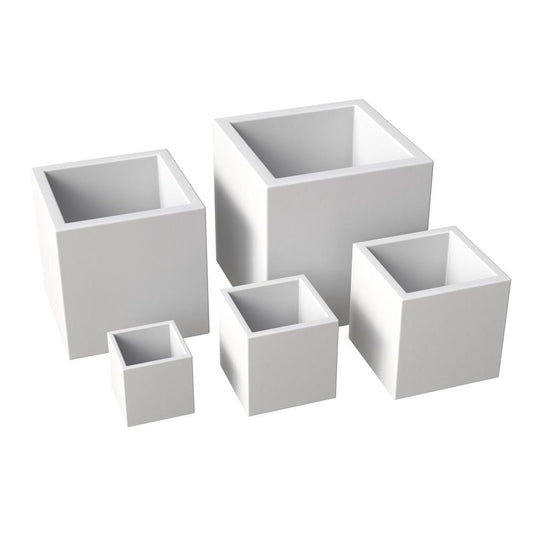 Fern Planter Set White
