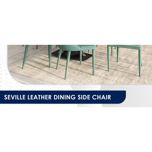 Seville Collection Modern Dining Chair in Green