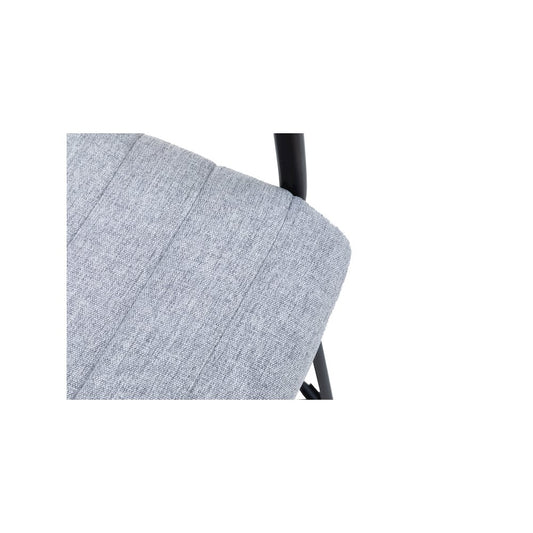 Zylar Series Office Guest Arm Chair in Grey Fabric