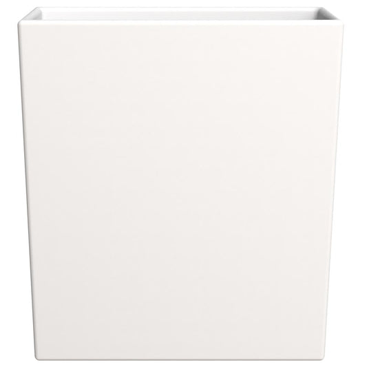 Thistle Series Poly Stone Planter in White 15" Dia 8" high