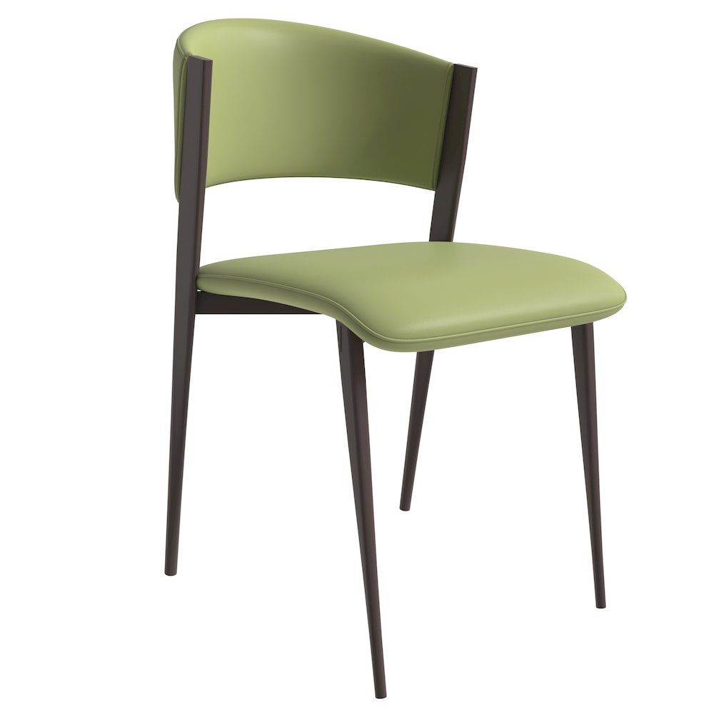 Aspen Collection Modern Dining Chair Set of 4 in Olive Green