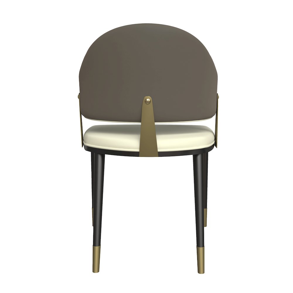Aria Series Modern Dining Chair in Taupe Set of 4