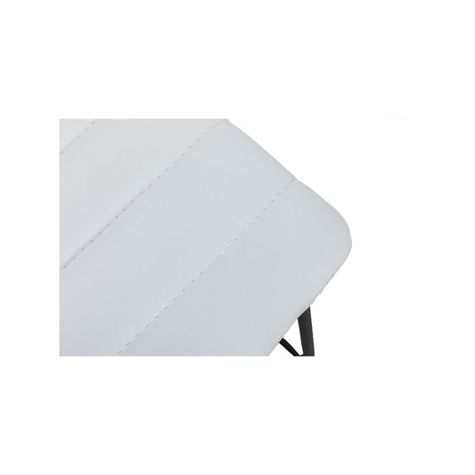 Zylar Series Office Guest Chair in White Leather