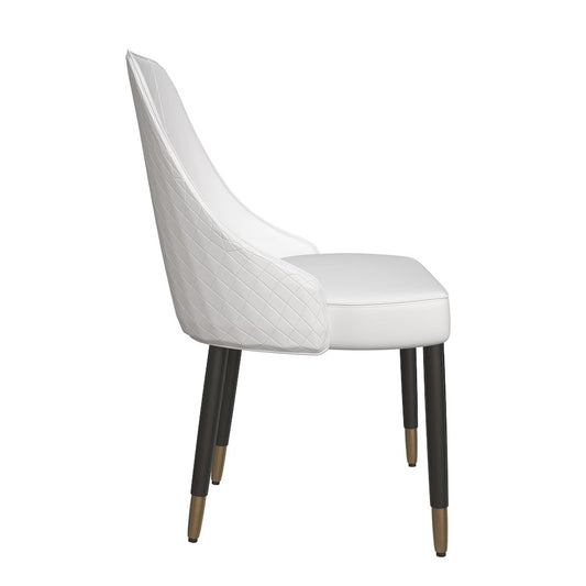 Allure Collection Modern Dining Chair In White - Set of 4
